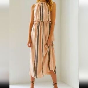 CLOTH AND STONE HALTER DRESS